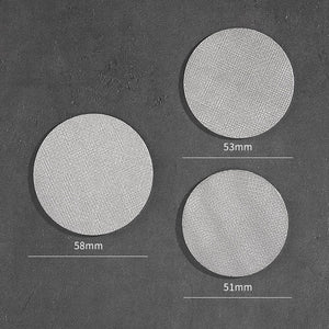 Puck screen i tre storlekar: 51 mm, 53 mm och 58 mm
